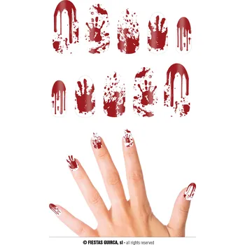 Guirca Nalepovací nehty krvavé