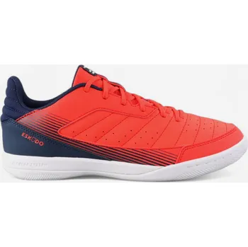 Pánská sálová obuv KIPSTA Futsalové kopačky Eskudo 500 červené 39 MODRÁ|ČERVENÁ