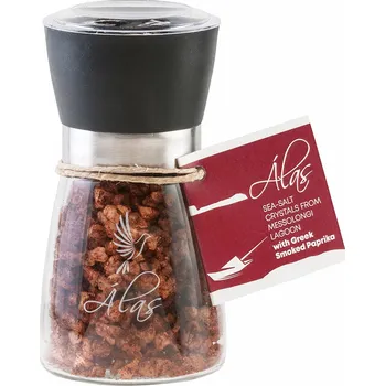 Koření Mořská sůl z Messolongi s uzenou paprikou v mlýnku 170g TRÉSORS DE GRÉCE