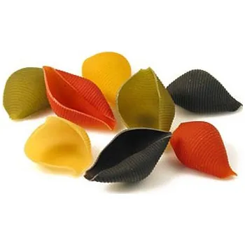 Bosfood Velké mušle na plnění, Conchiglioni Arleccino, čtyřbarevné 500g