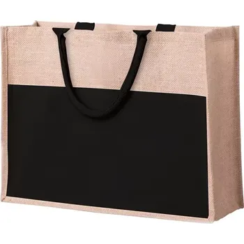 Plážová taška Pantai plážová nebo nákupní taška - černá / přírodní - AP781832-10