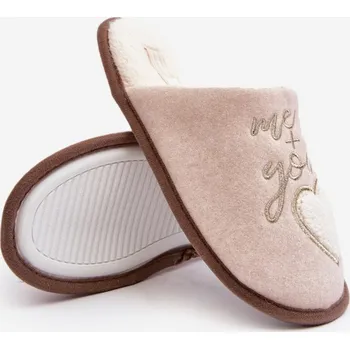 Dámské pantofle Dámské klasické pantofle s vložkou Mabira Barva: Béžová, Velikost: 36/37