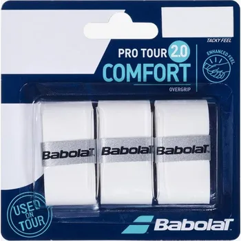 Vrchní omotávka Babolat Pro Tour 2.0 X3 White