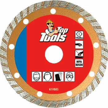 Brusný kotouč Top Tools Turbo diamantový kotouč 115mm 61H335