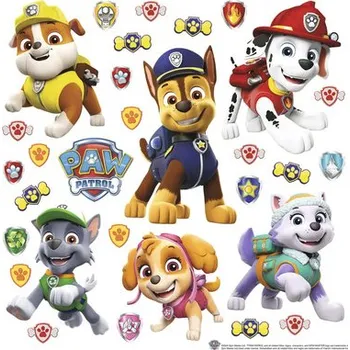 Samolepící dekorace Samolepka Paw Patrol 30x30 cm