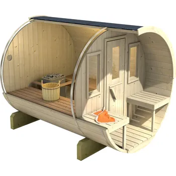Sauna Sudová sauna 280 SMRK s terasou, smontovaná