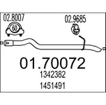 Výfuková trubka MTS 01.70072