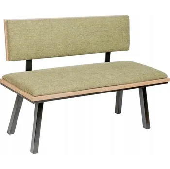 Lavice bez úložného prostoru, čalouněná Vltavotýnský nábytek 125 x 88 x 48 cm zelená