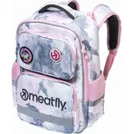 Meatfly školní aktovka Max Clouds Pink | Růžová | Objem 20 L