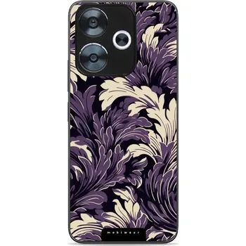 Pouzdro na mobilní telefon Lesklý kryt Mobiwear Glossy - Xiaomi Redmi 13 - GA46G Fialové rostliny (Prémiové lesklé pouzdro, obal, kryt Mobiwear Glossy na mobil Xiaomi Redmi 13 - GA46G Fialové rostliny, materiál Plast + TPU silikon - krytí po všech stranách, neošoupatelný potisk,)