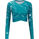 Dámský funkční crop top s dlouhým rukávem premium ALTISPORT VOJ/ALW034TR04 EMERALD XS