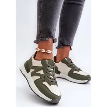 Dámské tenisky Dámské tenisky z ekokože Kaimans Barva: Zelená, Velikost: 38