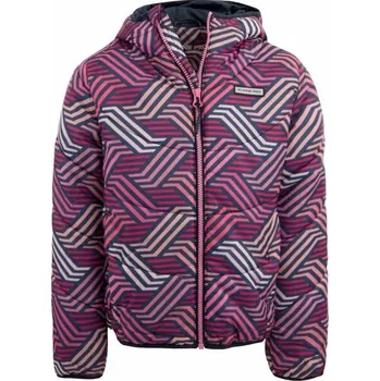Dívčí zimní bunda ALPINE PRO DERVO 128/134 Růžová, Fialová