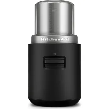 Mlýnek na kávu KitchenAid Bezdrátový mlýnek na kávu GO (bez baterie), 5KBGR100, černá mat 5KBGR100BM