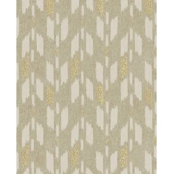 Tapeta Eijffinger Vliesová tapeta na zeď, béžová, imitace látky, 340240, Solange, Eijffinger, velikost 10 x 0,52 m