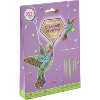 Puzzle GRAFIX Diamantové malování Zvonkohra Kolibřík