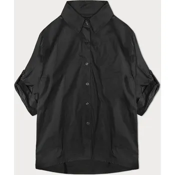 Dámská košile Černá košile s ozdobnou mašlí na zádech (24018) odstíny černé uni velikost