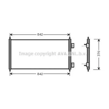 Výparník klimatizace Kondenzátor, klimatizace, TSP0225491,4041973,20.41.540,DCN10018,4471423,, ECAR, 3247K81X