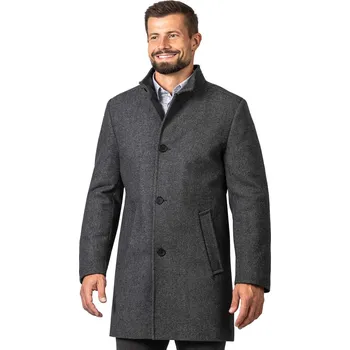 Pánský kabát FERATT Pánský kabát VINCENZO 24 šedý Velikost: 52