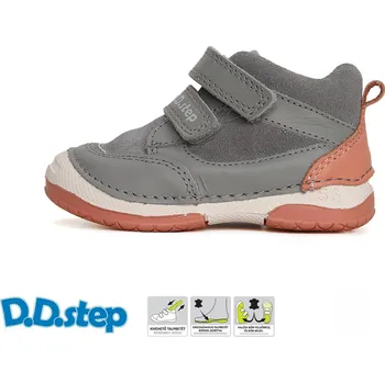 Dětská treková obuv D.D.step dívčí obuv S038-42241B Barva: šedá, Velikost: 21