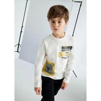 Chlapecké tričko chlapecké bavlněné triko s potiskem Mayoral 7091-60 velikost 152