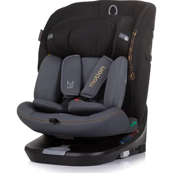 Autosedačka CHIPOLINO Autosedačka Motion i-Size 40-150cm Isofix 360, Obsidian