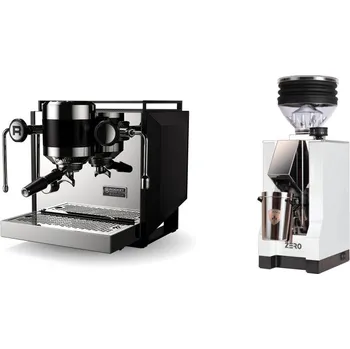 Kávovar Rocket Espresso Bicocca, black + Eureka Mignon Zero, CR white