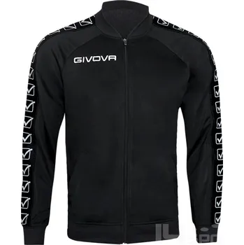 Pánská mikina Mikina GIVOVA COLLEGE BAND, barva 0010 černá, velikost 4XL