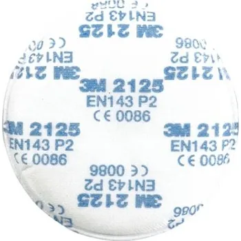 Plynová maska 3M 2125 - Filtr náhradní P2 pro polomasky řady 6000 a 7000 (bal. 2 kusy)