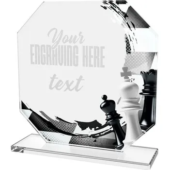 Poháry Bauer Skleněná trofej CR2024302M16 | Šachy