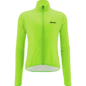 Cyklistická bunda SANTINI Cyklistická větruodolná bunda - NEBULA - světle zelená