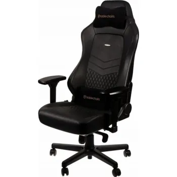 Kancelářská židle Noblechairs Křeslo Noblechairs HERO, přírodní kůže, černá, černé čalounění
