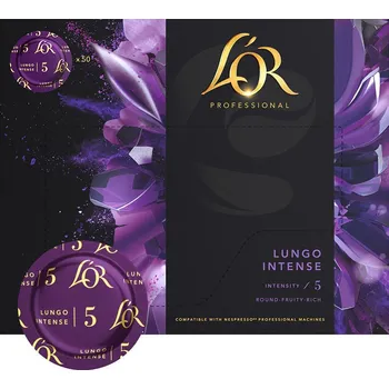 L‘OR Lungo Intense kávové kapsle do Nespresso Professional 50ks