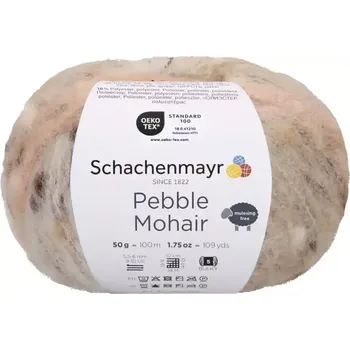 Schachenmayr Pebble Mohair 80 Béžový (Efektní příze Pebble Mohair 80 Soft Pastell)
