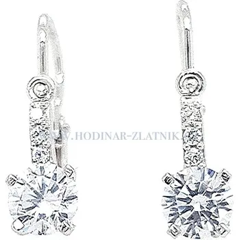 Souprava šperků Dětské náušnice z bílého zlata a zirkony DOR2226411141720