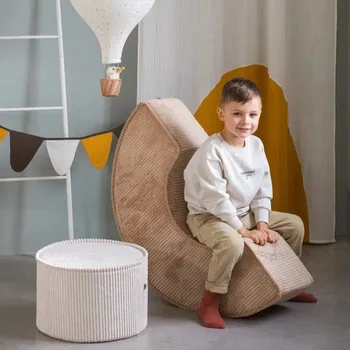 Dekorace do dětského pokoje WIGIWAMA Bubblegum Pouffe Set Brown Sugar