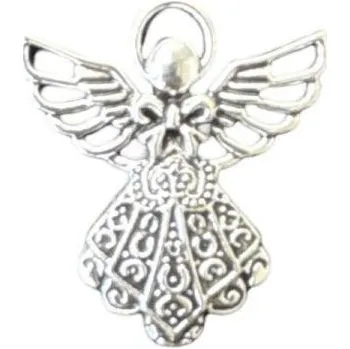 Vánoční dekorace Kovový anděl 2cm s/5ks - 31395