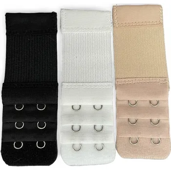 Stuha Prodloužení podprsenky s gumou, Barva Bílá, Materiál 100% Polyester