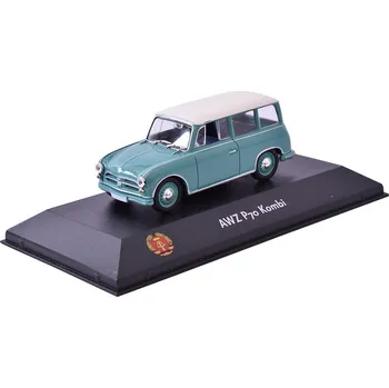 autíčko AWZ P70 Kombi 1:43 - Atlas časopis s modelem AWZ P70 Kombi - kovový model auta