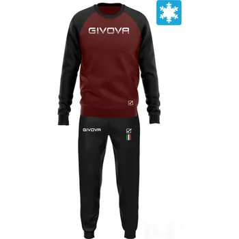 Souprava GIVOVA ITALIA 102, barva 1008 černá - vínová, velikost L