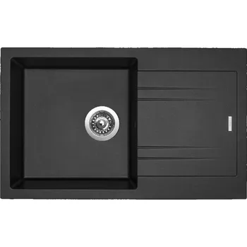 Granitový dřez dřez granitový Sinks Linea 780 N metalblack