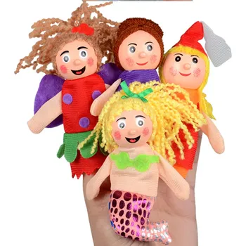 plyšák Prstoví maňásci - Malá mořská víla (4 ks)