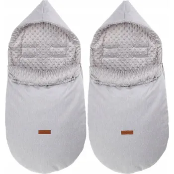 Fusak FUSAK DO KOČÁRKU, SÁNÍ, KORBIČKY S KAPUCÍ TEPLÝ MINKY BABYMAM