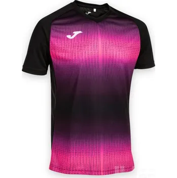 Dres JOMA TIGER V, barva černá - zářivě růžová, velikost XL