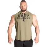 Gasp THERMAL SL HOODIE WASHED GREEN – mikina bez rukávů Gasp sepraná zelená Velikost: XL