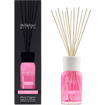 Aroma difuzér Skleněný difuzér Millefiori Milano, Liči a růže, 500 ml