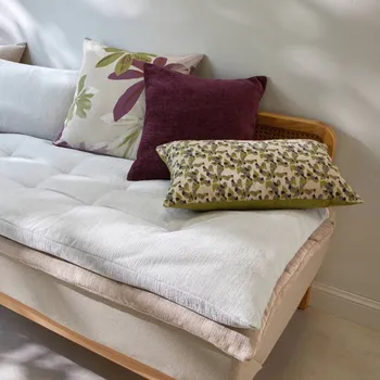 Povlak na polštářek Blancheporte Dlouhý žinylkový polštář na pohovku perlově šedá 60x180 cm