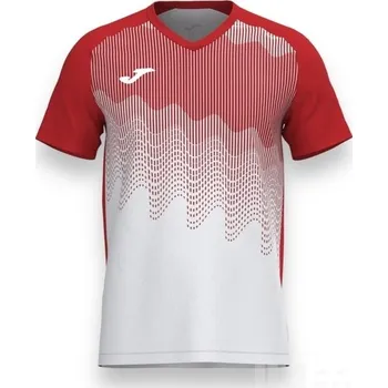 Dres JOMA TIGER VI, barva bílá - červená, velikost XL