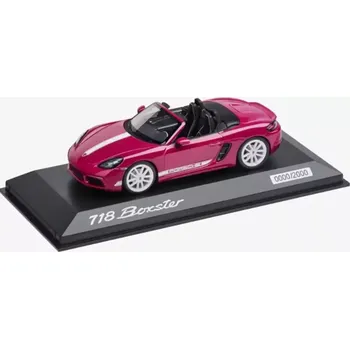 autíčko PORSCHE 718 Boxster Style Edition (982) Ltd Model 1:43 vínová červená (Sběratelský model, tlakově litý.)