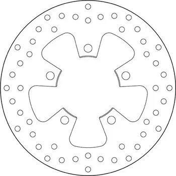 Brzdový kotouč Brzdový kotouč BREMBO 68B40761 fix KAWASAKI GTR 1000 1986-1993